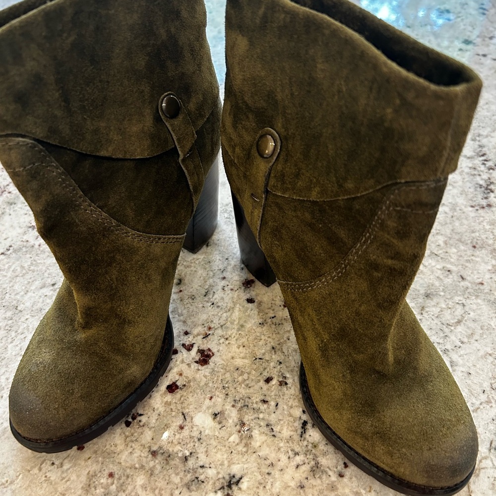 NWOT - Fall or Winter Suede Ankle Boots